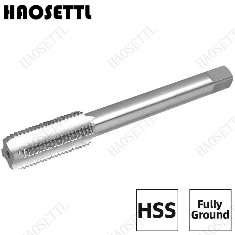 HAOSETTL M15x0.5 M15x0.75 M15x0.8 M15x1 M15x1.25 HSS Machine Thread Tap  Straight Fluted Taps  Right Hand