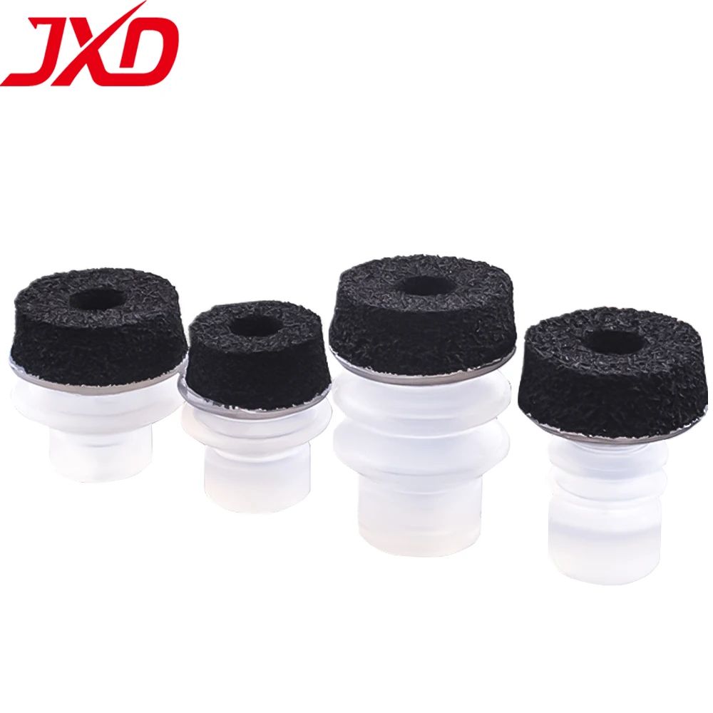 JXD DP-08/10/12/15/20/25/30/40/50 DP-S08/10/12/15/20/25/30 Double Layers Black Sponge Pneumatic Vacuum Suction Cup