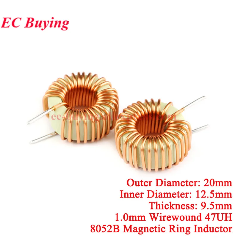 1-2pcs Filter Inductor 22*14*8 2MH 0.1 Wire 14*9*5mm 10MH 2MH 5MH Common Mode Choke Inductor 4*15mm 3.3UH R Rod Inductance Coil