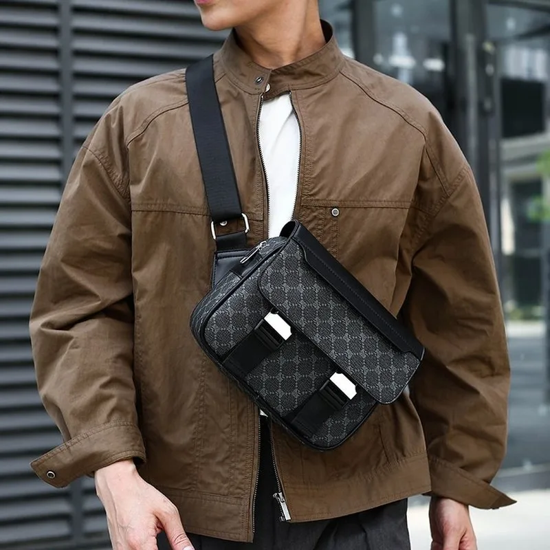 

Men's Casual Crossbody Shoulder Bag, Suitable for Daily Commute, Short Business Trips, Urban Outdoor Walking and Daily Errands