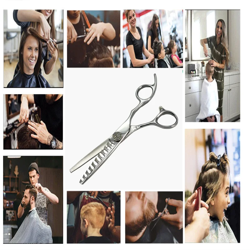 Wingsbro Neue Friseurschere, 6,5 Zoll Hochwertige Edelstahl-Haarschneideschere, Friseursalon-Werkzeug – Detail 6