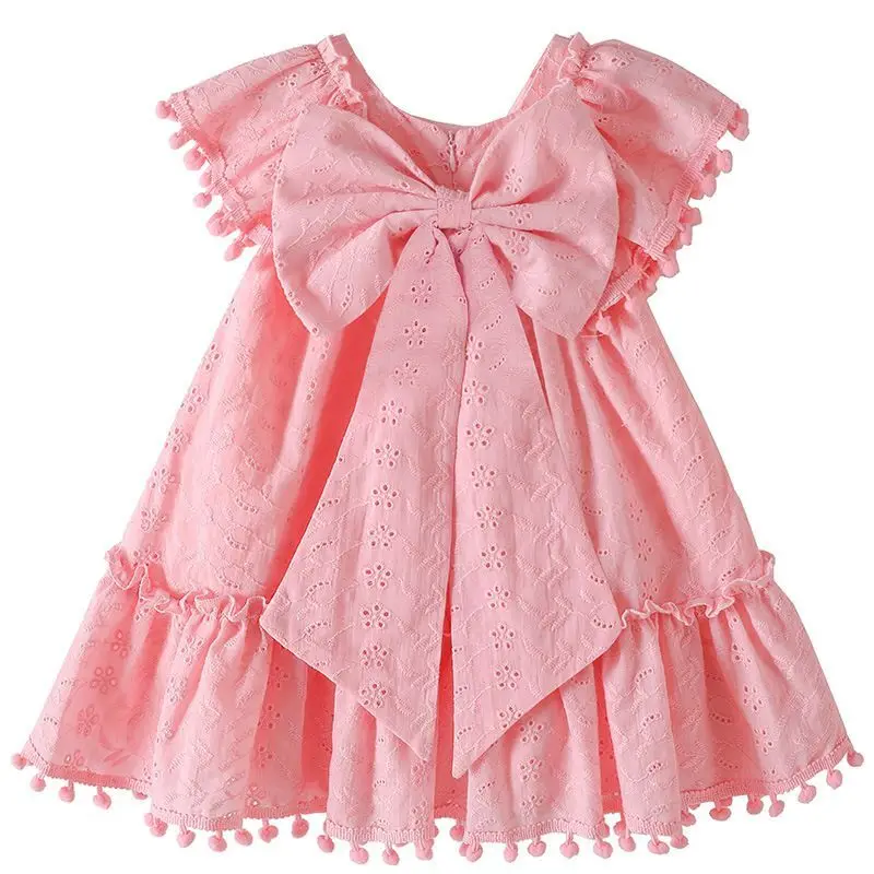 

Fashion Flower Girl Dresses for Weddings Lace Sleeveless Girl Evening Gown Summer Childre0-4 years old birthday party dress