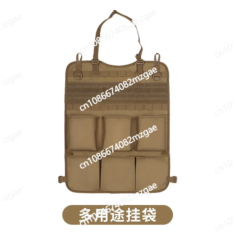 Tactical Car Seat Back Hanging Organizer Heavy Duty Multi-Pocket Storage Bag for SUV Off-Road Camping Accessories