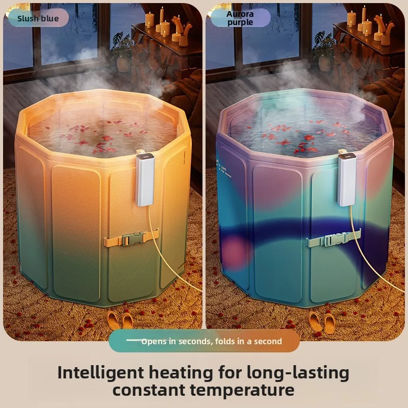 Foldable Portable Bathtub Adults Children Instant Open No Assembly Wholesale Folding Bath Tub Baby Bath Tub Portable Bathtub