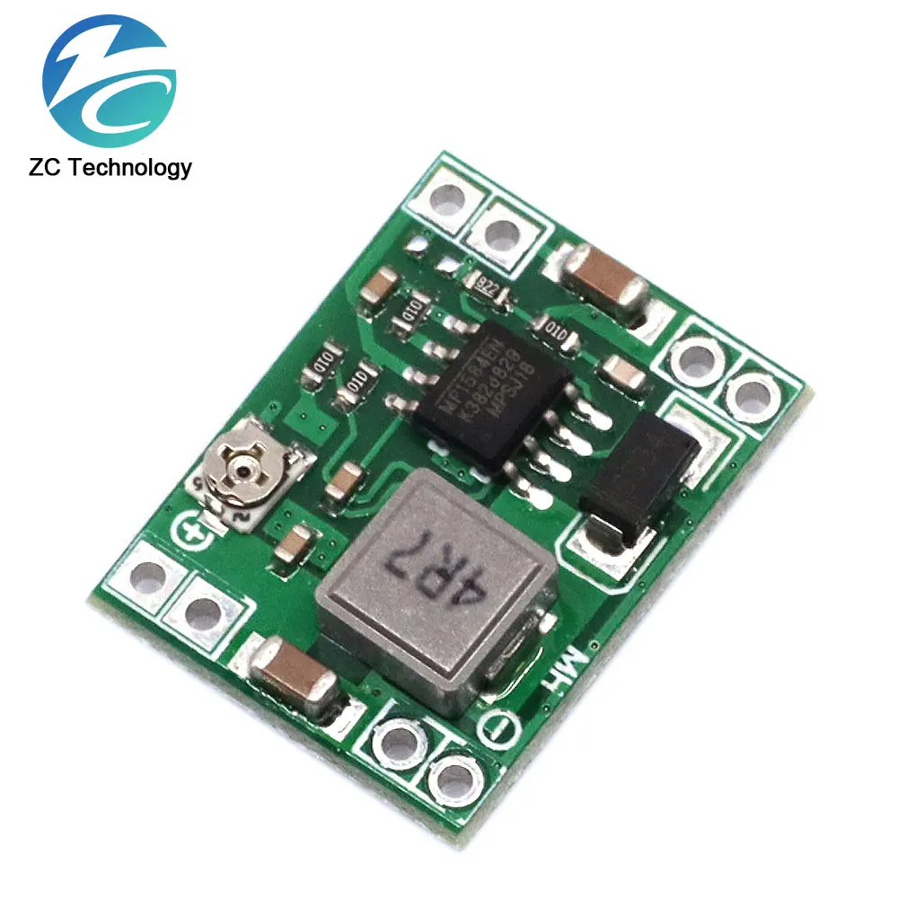 MP1584EN 3A Ultra-Small Size DC-DC Step Down Supply Module Adjustable Power Step-down descending output module 24V 12V 9V 5V 3V