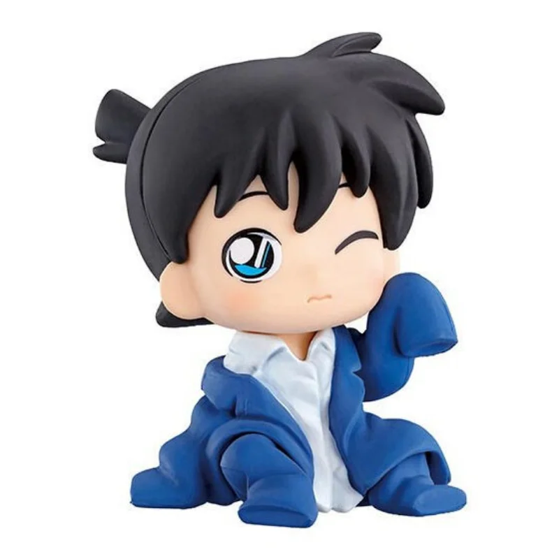 6pcs Echt Detective Conan Gashapon en ys Kuroba Kaito Furuya Rei Akai Shuichi Matsuda Jinpei ac bodemtemperatuur Figre Ornament en ys Tech ft