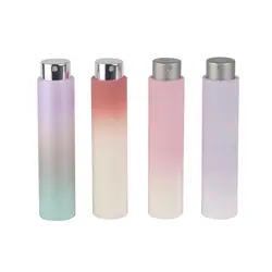 Refillable Perfume Spray Bottle 8ml Mini Detachable Rotary Atomizer Bottle Glass Liner Travel Empty Bottles Cosmetic Container