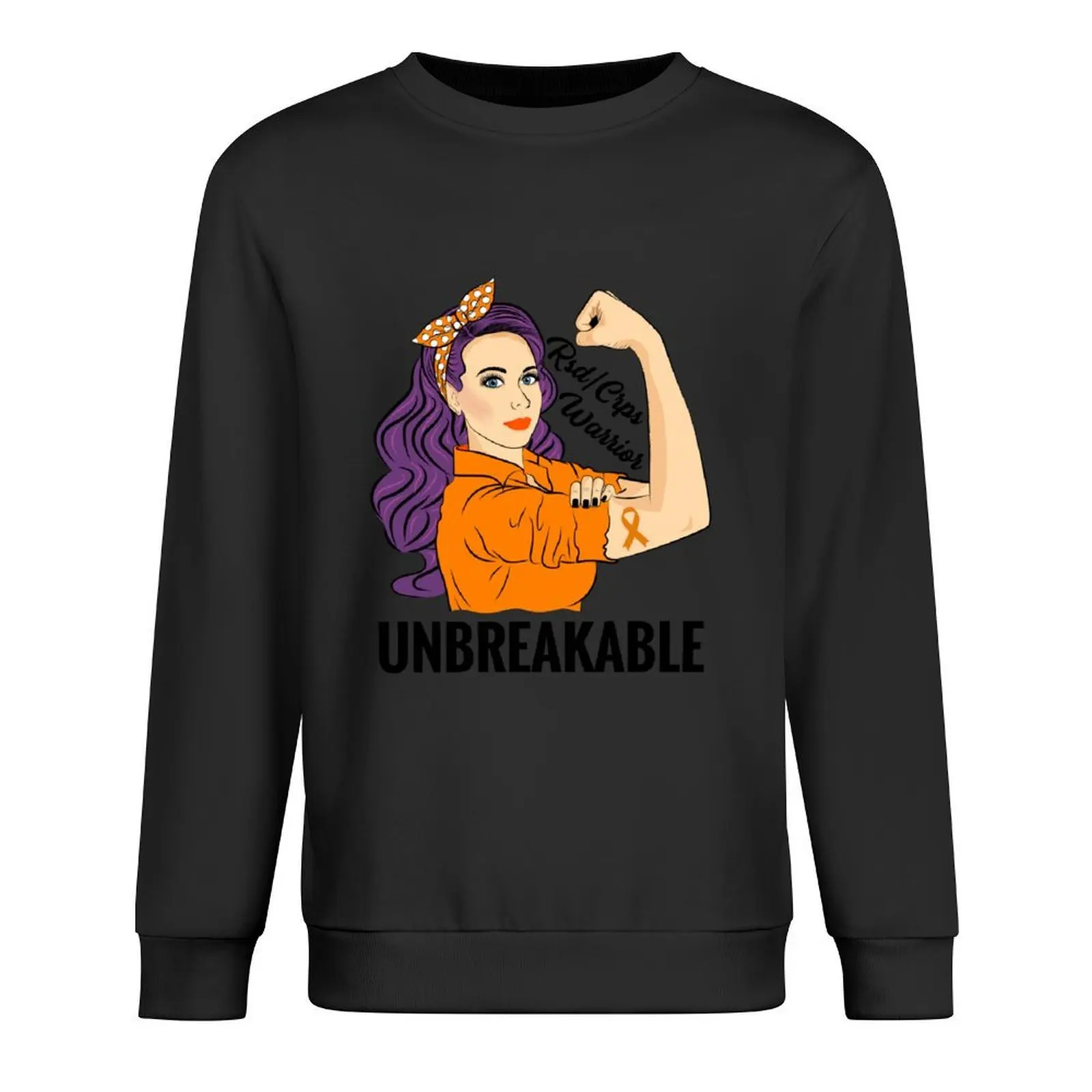 

RSD CRPS Warrior Unbreakable Awareness Support Pullover men wear winter clothes tracksuits korean style clothes hoody