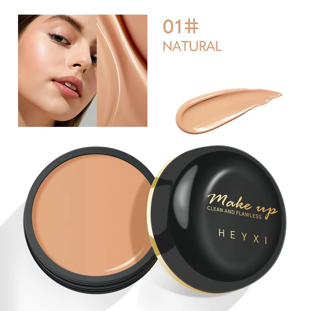 Clear Concealer Cream, Waterproof and Sweat Proof, Durable, Natural Finish, Suitable for All Skin Types