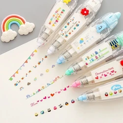1pc Cute Kawaii mechaniczna konstrukcja korektor w taśmie-idealna do dekoracji pamiętników i przyborów szkolnych