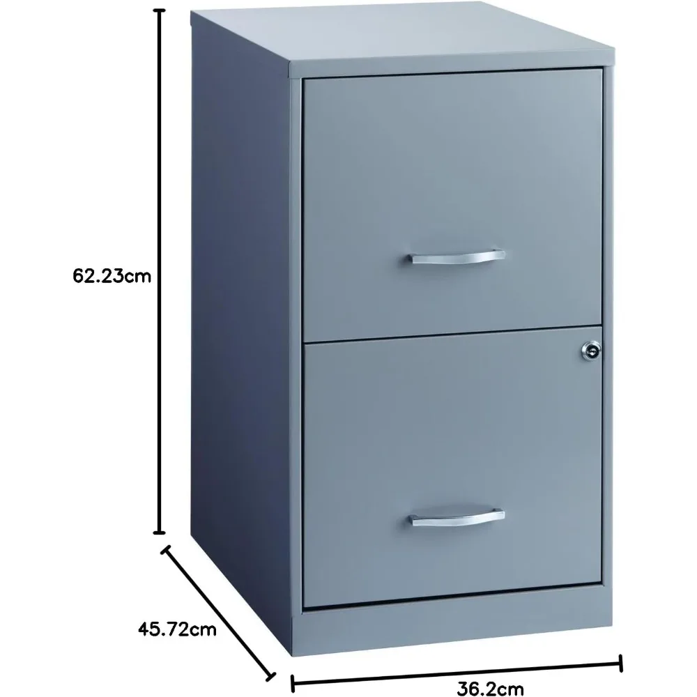 Platinum Gray 18-Drawer Home File Cabinet