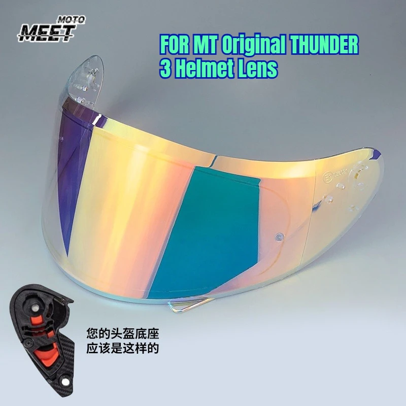 

MT Original THUNDER 3 Helmet Lens MT STINGER Helmet Lens MT-V-12 MT-V-12B Original Lens Kaciga Casco Moto Tapecete
