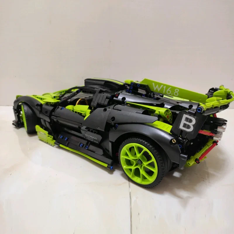 MOC جديد 3588 قطعة 1:8 عالية التقنية مدينة سيارة رياضية اللبنات الطوب نموذج لعب للأطفال هدية الكريسماس مجموعة