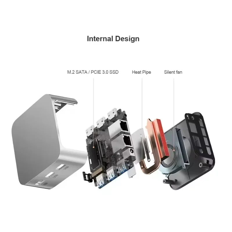 ミニPC Firebat T8 Pro+: Celeron16GB RAM, 256GB FIREBAT T8 PLUS Intel Celeron N200/N100 Quad Core Mini Pocket PC