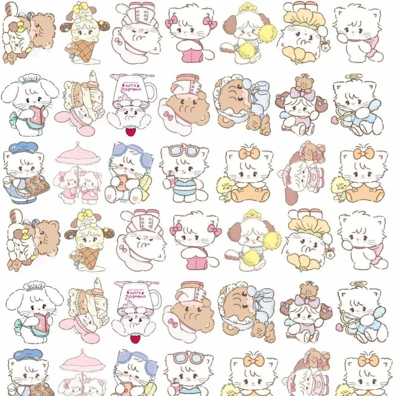 漫画巫女アクリルタブレット手作り DIY 材料パッチ猫と犬ヘアピンヘアアクセサリーキーホルダーペンダントギフト