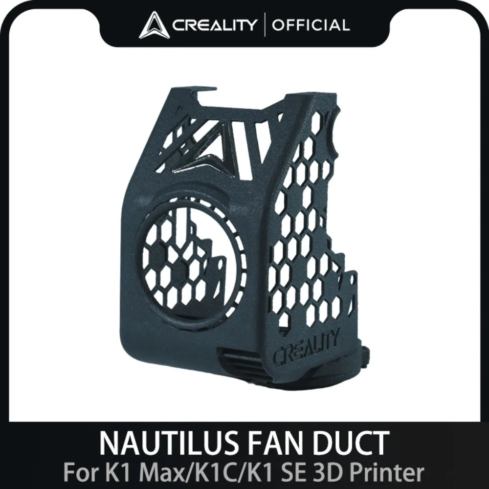 

Creality X BEN2C NAUTILUS FAN DUCT 20-30% зажигалки Устранение охлаждающей слепой зоны M для K1 Max C для деталей 3D-принтера K1C/K1 SE