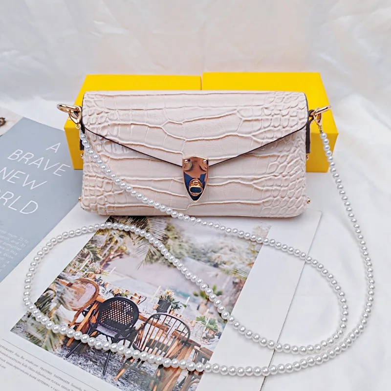Luxury Design Women\'s Evening Bag Ladies Day Clutch Envelope Handbag Daily Clutch Wedding Party Bling Gold Chain Crossbody Bag