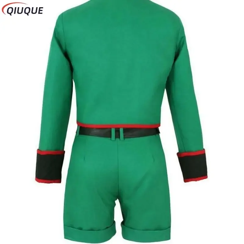 Anime Hunter x Hunter Gon Freecss Costume Cosplay vestito verde Halloween festa di natale carnevale uomo donna costumi Cosplay