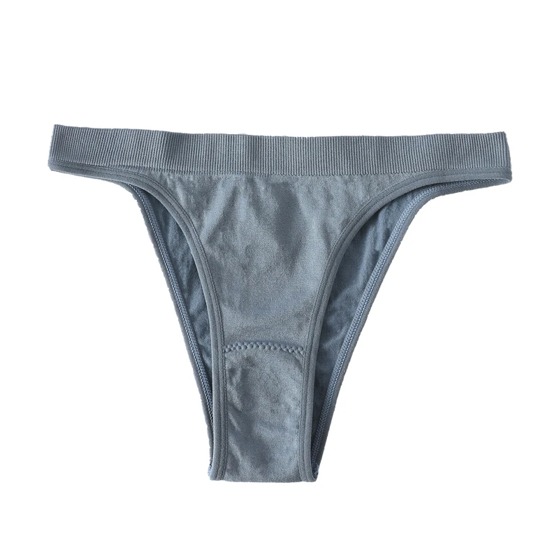 OllyMurs Women Ribbed Low Rise Thong Panties Model 9