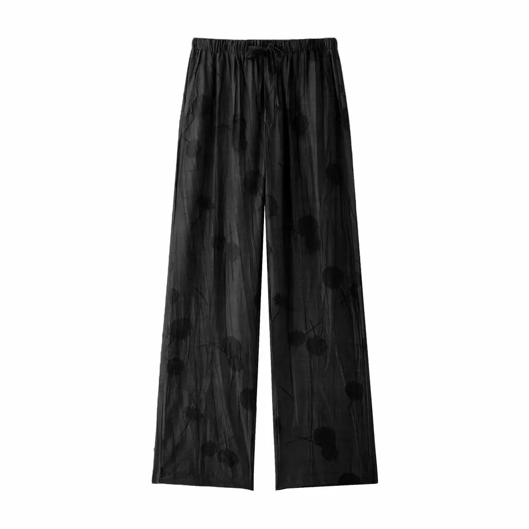 HH Women Jacquard Blouse and Trousers Set 8