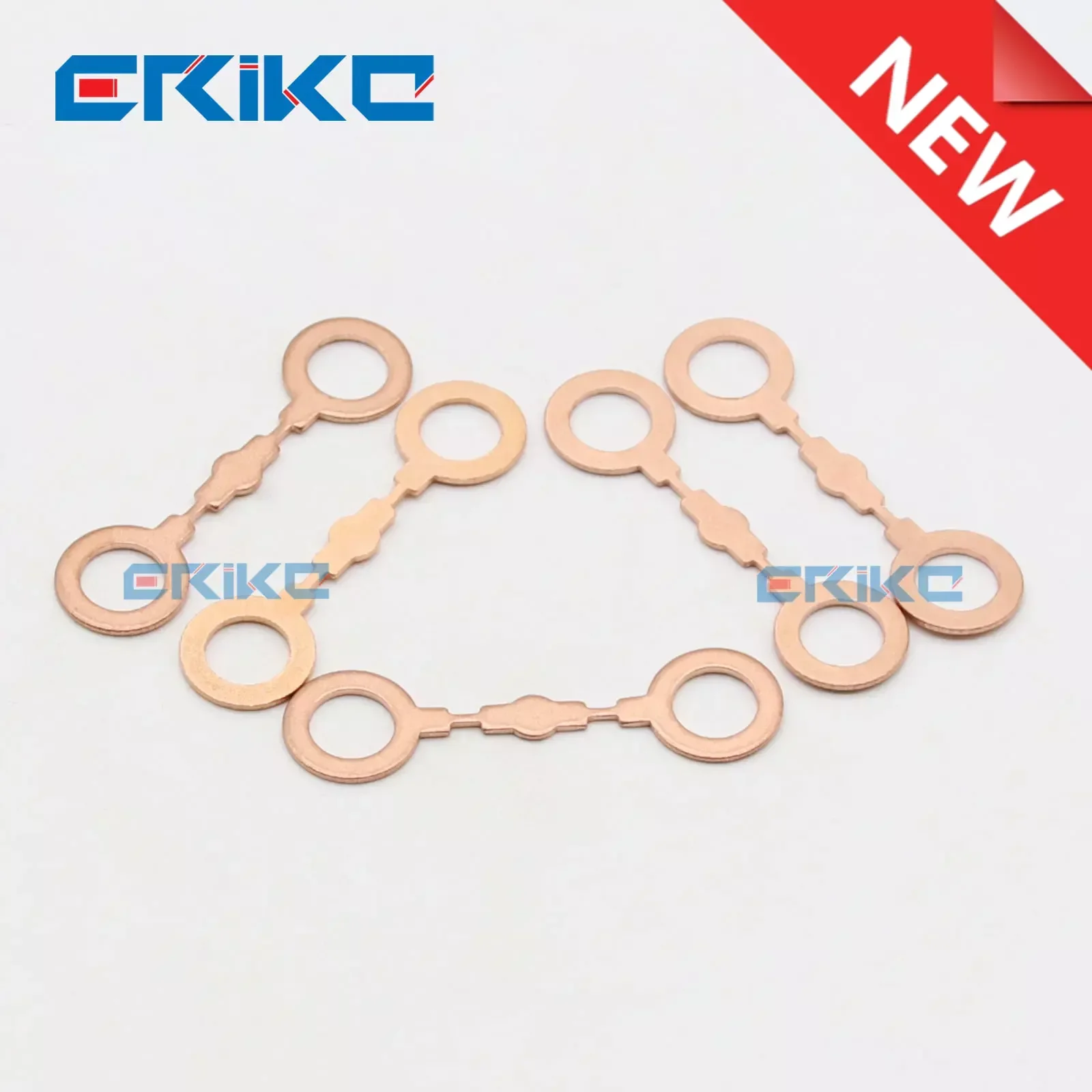 5pcs Copper Washer Shims Auto Repair Kits Inner Diameter 8mm for Denso Injector