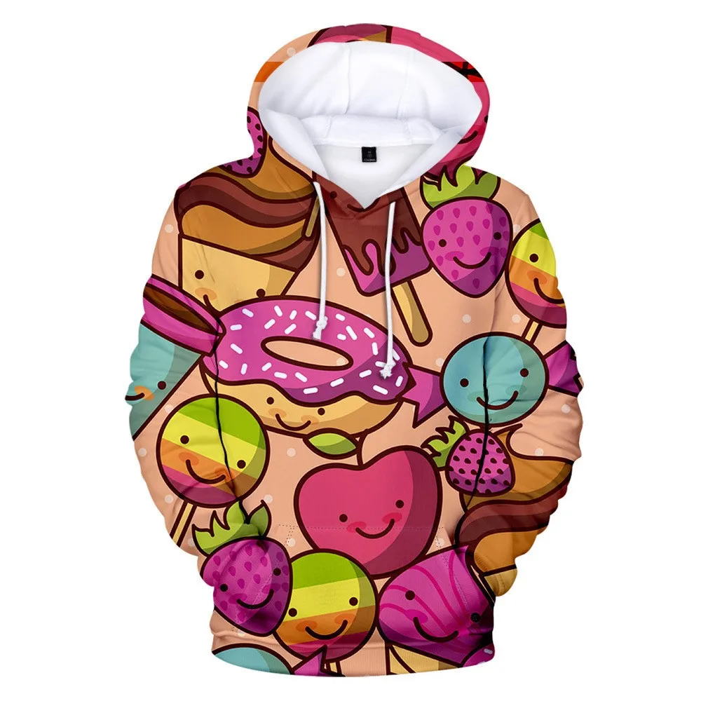 Lovely Anime Funny 3D Print Hoodie Unisex animal Harajuku Streetwear Popular Oversize Sweatshirt Boys Girls Casual Coat