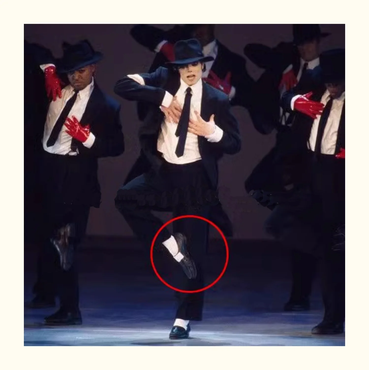 Role-play Tap Dance Michael Jackson Leather Shoes for Moonwalk Modern
