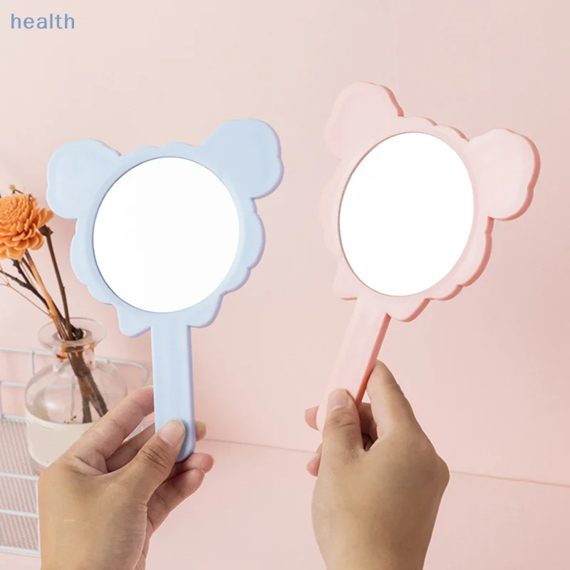 

1Pcs Eyelash Extension Handheld Makeup Mirror Square Makeup Vanity Mirror With Handle Hand Mirror SPA Salon Compact Mirrors