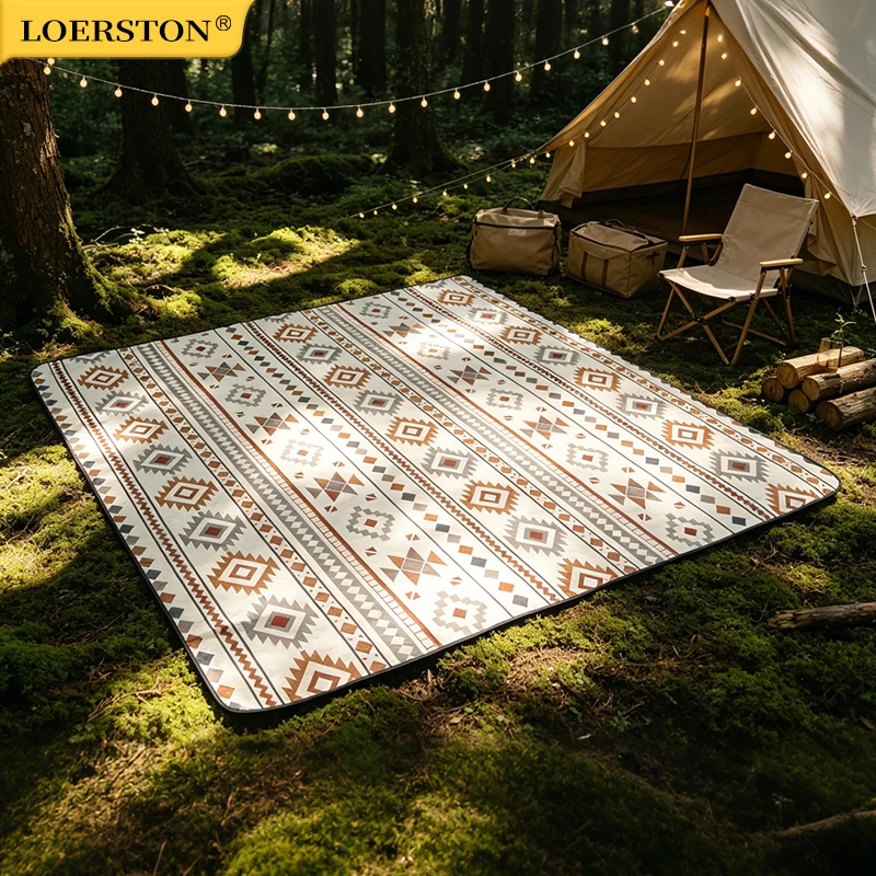 Outdoor Picnic Mat 200x300 Lawn Mat Moisture-Proof Camping Mat Large Machine Washable Thickened