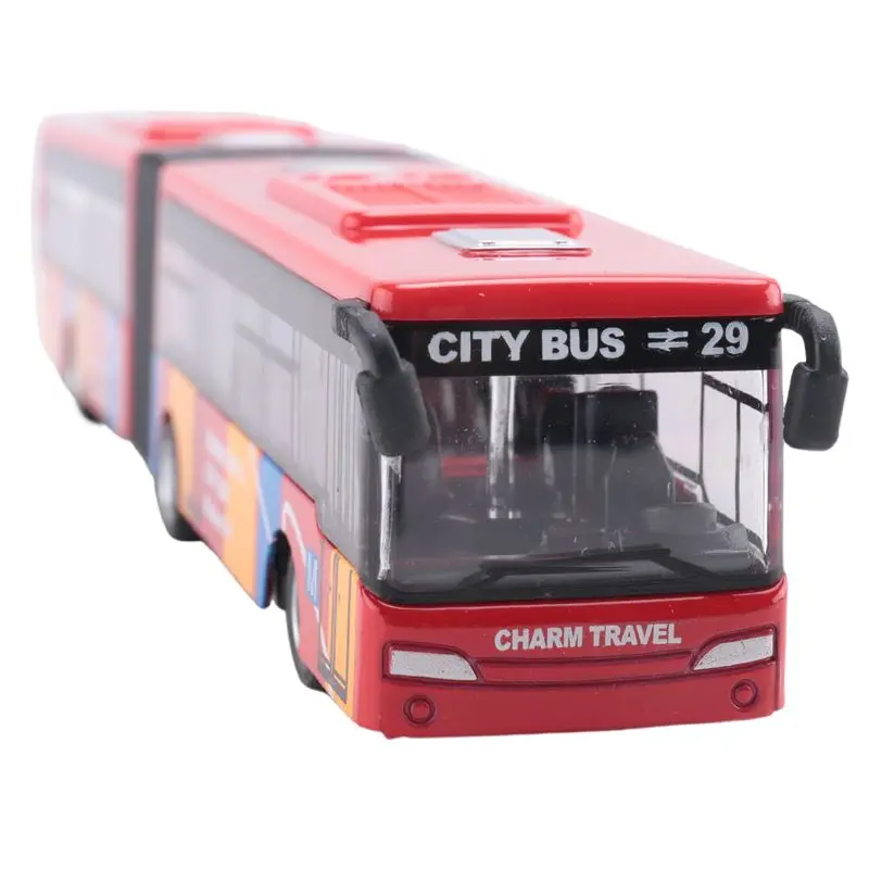 WOTT-modèle de véhicule moulé sous pression pour enfants, Bus navette, voiture, petit bébé, retirer