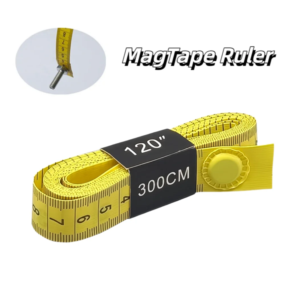 

Прочная мягкая 3-метровая линейка MagTape 300 см, тонировочная пленка для окон автомобиля, графический инструмент, виниловые наклейки, измерительная линейка