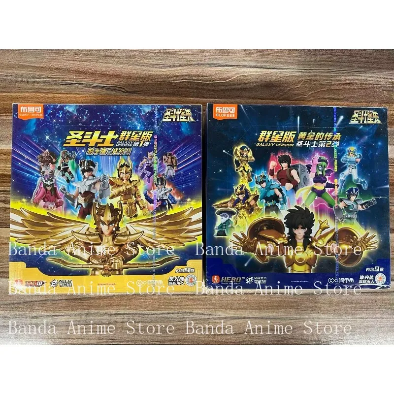 

В наличии оригинальные Blokees Saint Seiya Galaxy V1V2 версия Стрелец Ширю Хёга Очикуус Шейна Водолей фигурка игрушки подарок