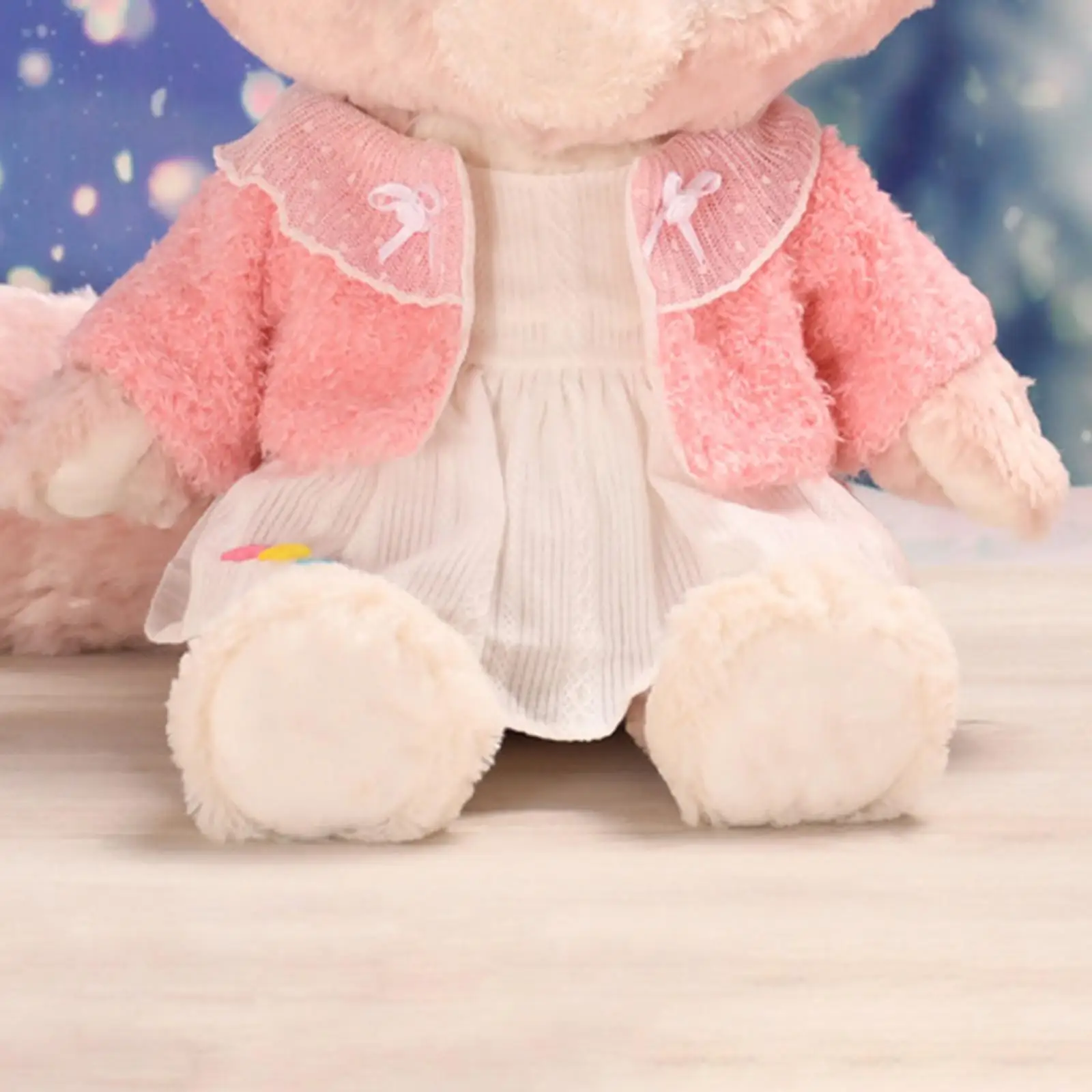 Ropa de muñeca de peluche de 13 pulgadas DIY lindo, felpa, accesorios para muñecas, vestido de muñeca, juguete, accesorios de fotografía elegantes, disfraces