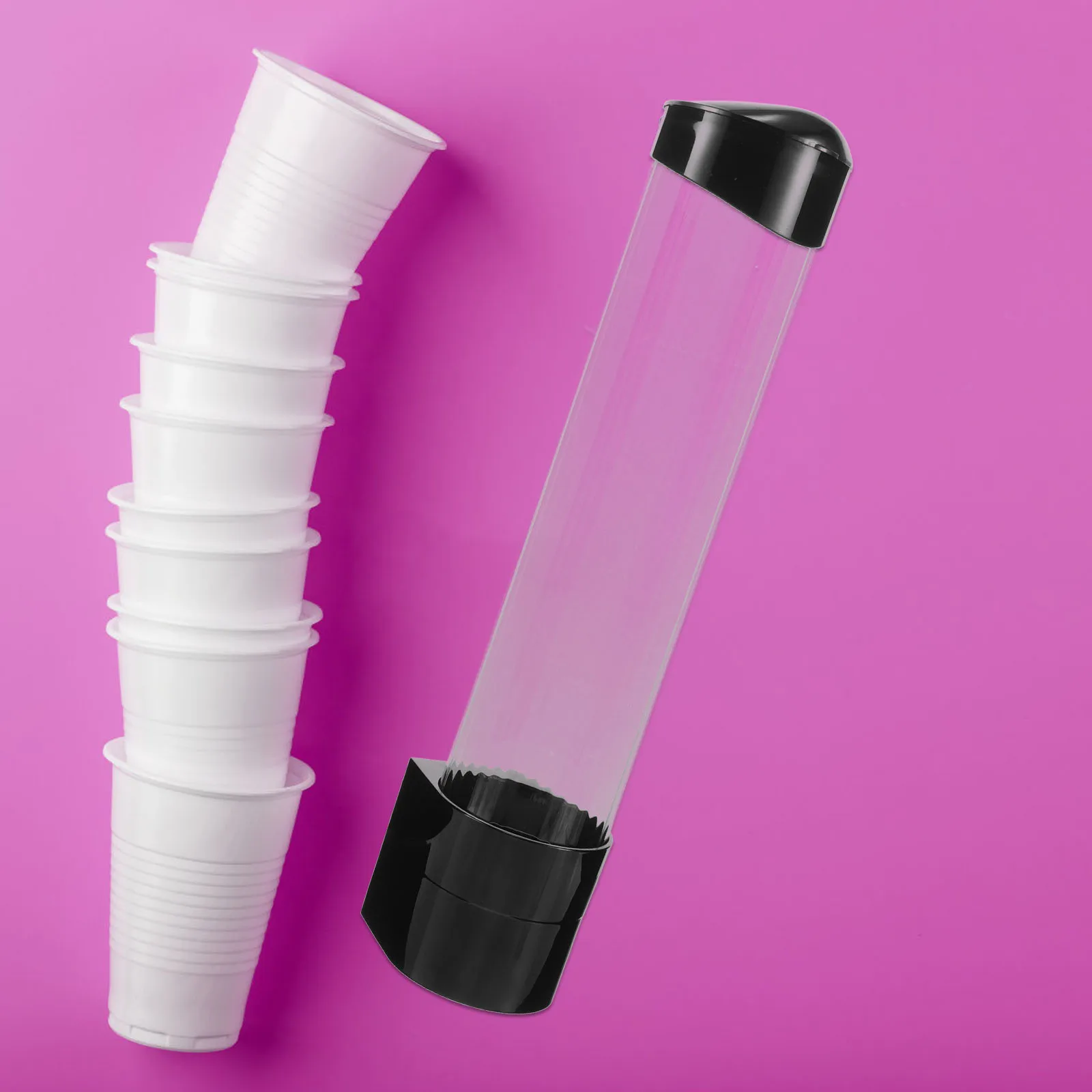 

Automatic Cup Dispenser Paper Cups Wall Mount Bathroom Water Cooler Accessory Precise Dispensing Mechanism Efficient Solution