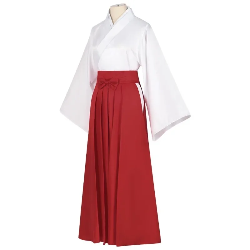 Lori Utahime Costume Anime Jujutsu Kaisen Cosplay Red White Long Dress Full Set Women Halloween Party Role Play Outfit Girls