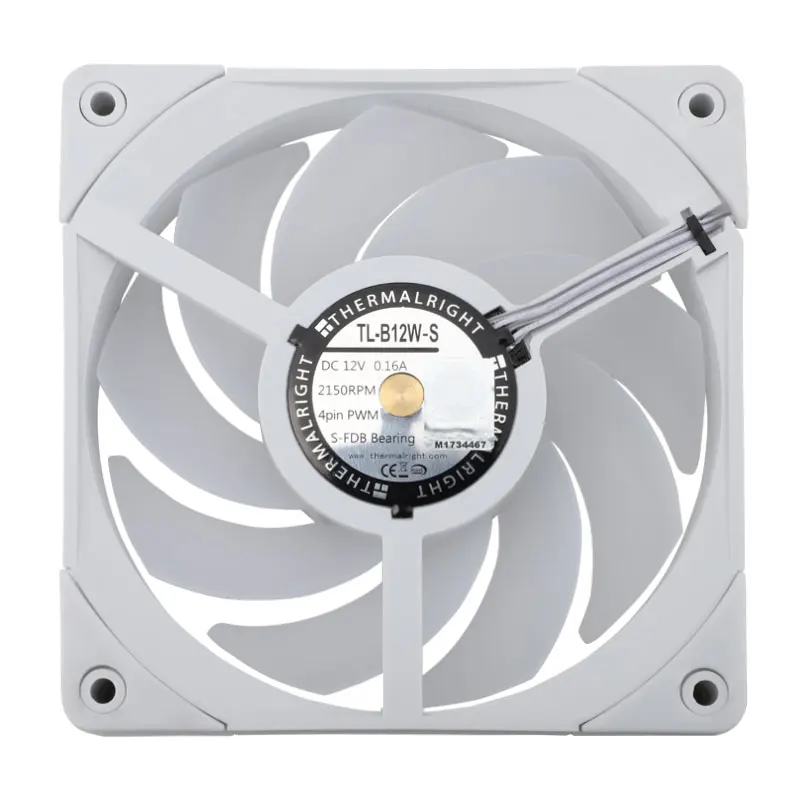 Thermalright-ventilador de TL-B12W-S de 120mm, 3 en 1, 3 pines, ARGB, 12cm, silencioso, 4 pines, PWM, ajuste de velocidad