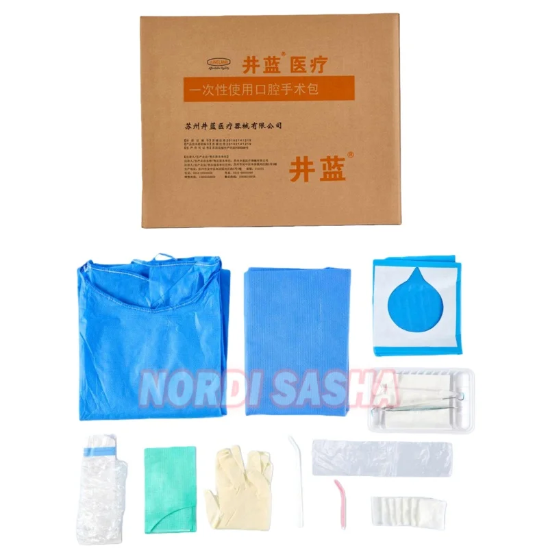 

1 Set Disposable Dental Sterile Tooth Extraction Kit Wisdom Tooth and Complex Tooth Extraction Kit Dental Surgical Kit
