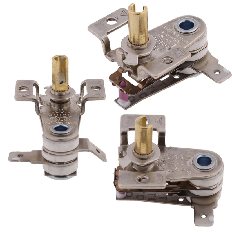 Interruptor temperatura ajustable 90 AC250V 16A termostato calefacción bimetálico KDT-200 interruptor duradero