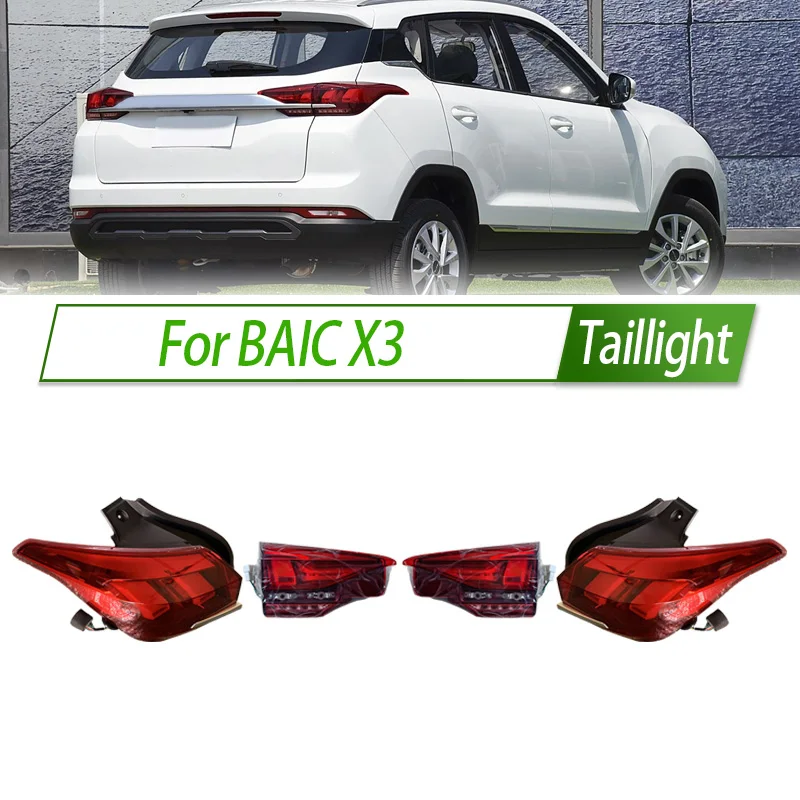 

For BAIC X3 Car Taillight Assembly OEM Style Rear Lamp with Turn Signal Reverse Light Direct Fit Replacement