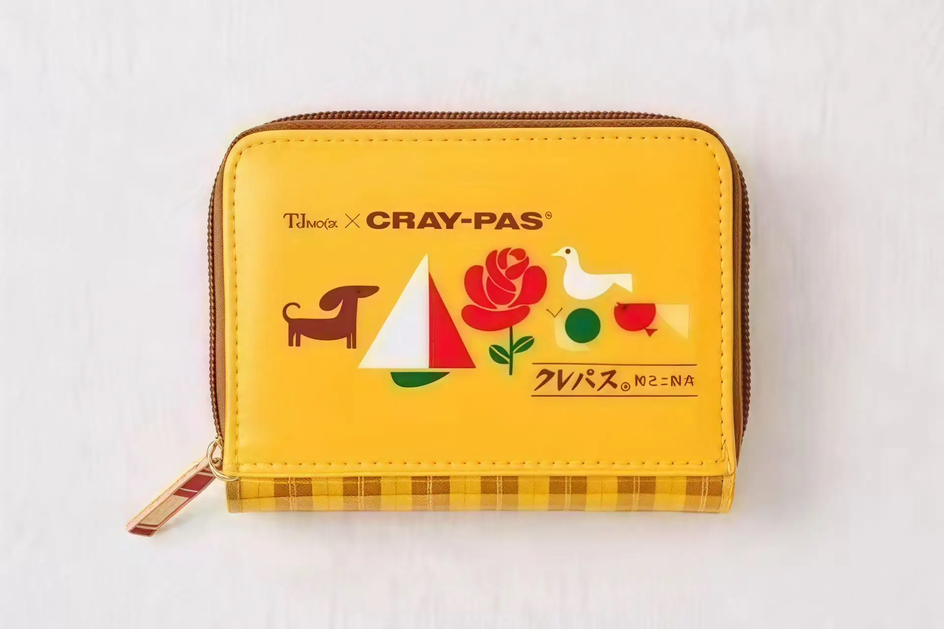 100th Anniversary Limited Edition Magazine Supplement Crayon Multi-Functional Storage Bag Coin Purse Card Holder Document Bag