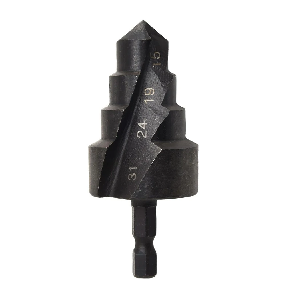 

Thread Cutting Kit for Plumbing Projects with 1/2 inch and 3/4 inch Pipe Compatibility Hex Shank Reamer and Step Drill Bit