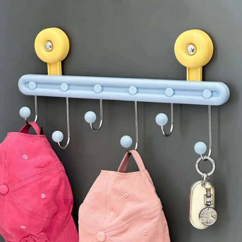 

Dopamine Suction Cup Hook Powerful Vacuum Waterproof Door Back Clothes Hook Wall Mounted Reusable Sundries Storage Holder