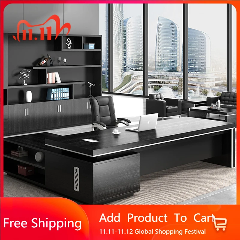 

Простой современный письменный стул Boss, новый китайский дизайнерский стул для приема, европейские столы, рабочий шкаф для хранения документов, мебель Schreibtisch