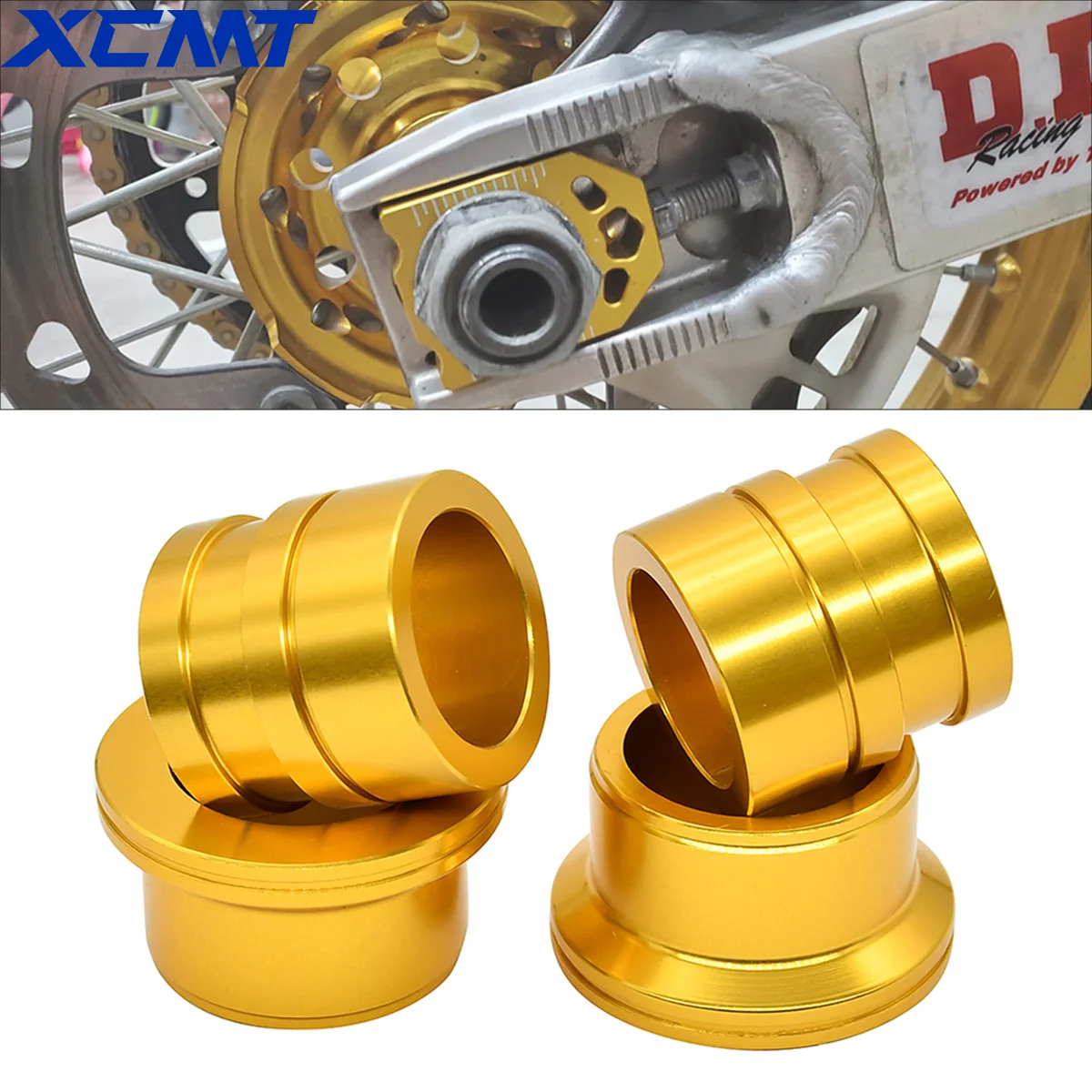 

Motorcycle Accessories CNC Front And Rear Wheel Hub Spacer For Suzuki RMZ250 RMZ450 RMX450Z RMZ 250 450 RMX 450Z 2005-2023 2024