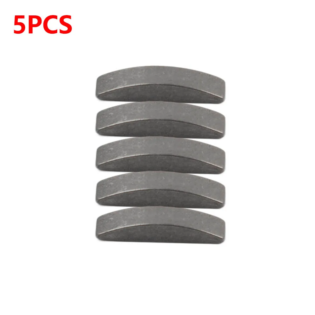 Semicircle Woodruff Keys 5Pcs For Chinese GY6 80cc 50cc 139QMB Scooter Iron Grey