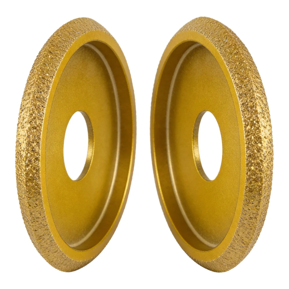 Diamond V Shape Grinding Disc 3inch Dry Vacuum Brazed for Marble Granite Quartz Artificial Stone Glass Edge Finishing
