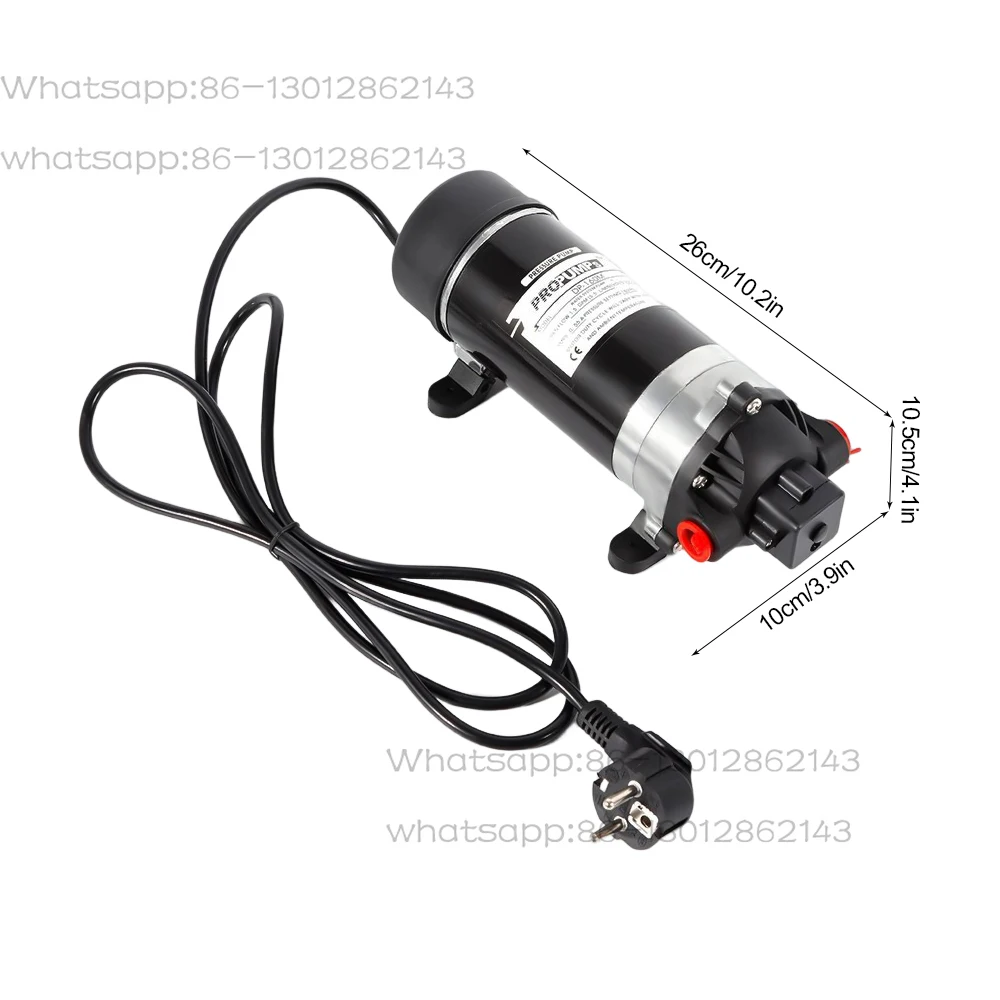 

2025 Pompe à Eau à DiaphLeurs me Auto-Amorçante, Booster de Transfert d'Eau à 3 Chambres, 220V, 160PSI, 0,55 A, 5.1-5.5 l/min