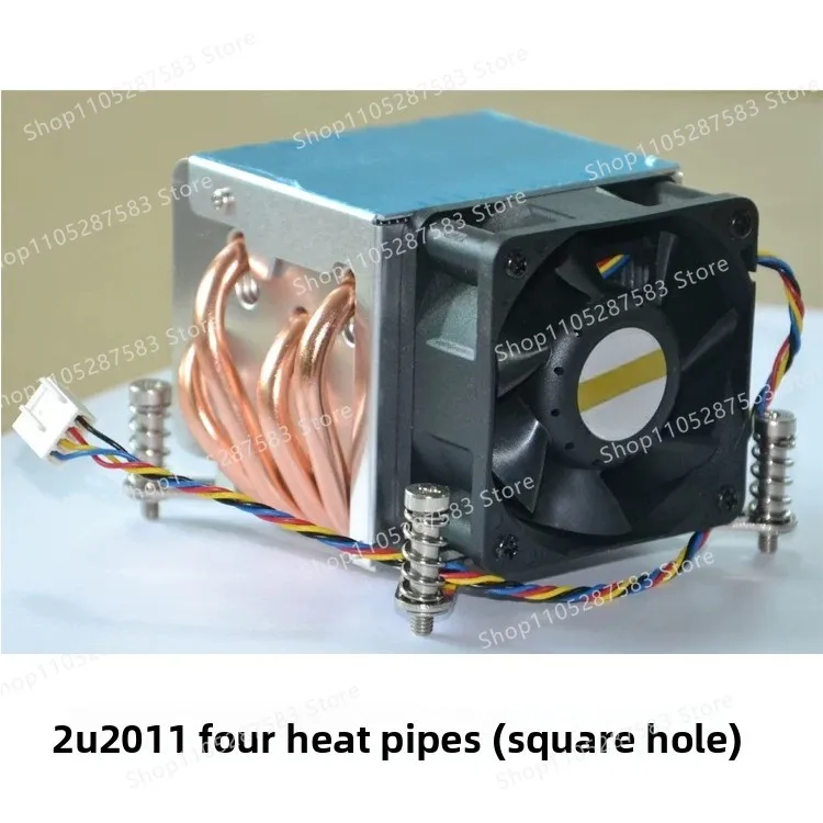2U1155 radiator 1156 four heat pipe 2011/4PIN temperature control AM4/5CPU fan 1700R63