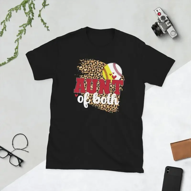 Proud Softball Baseball Player Aunt Baller Auntie T Shirt