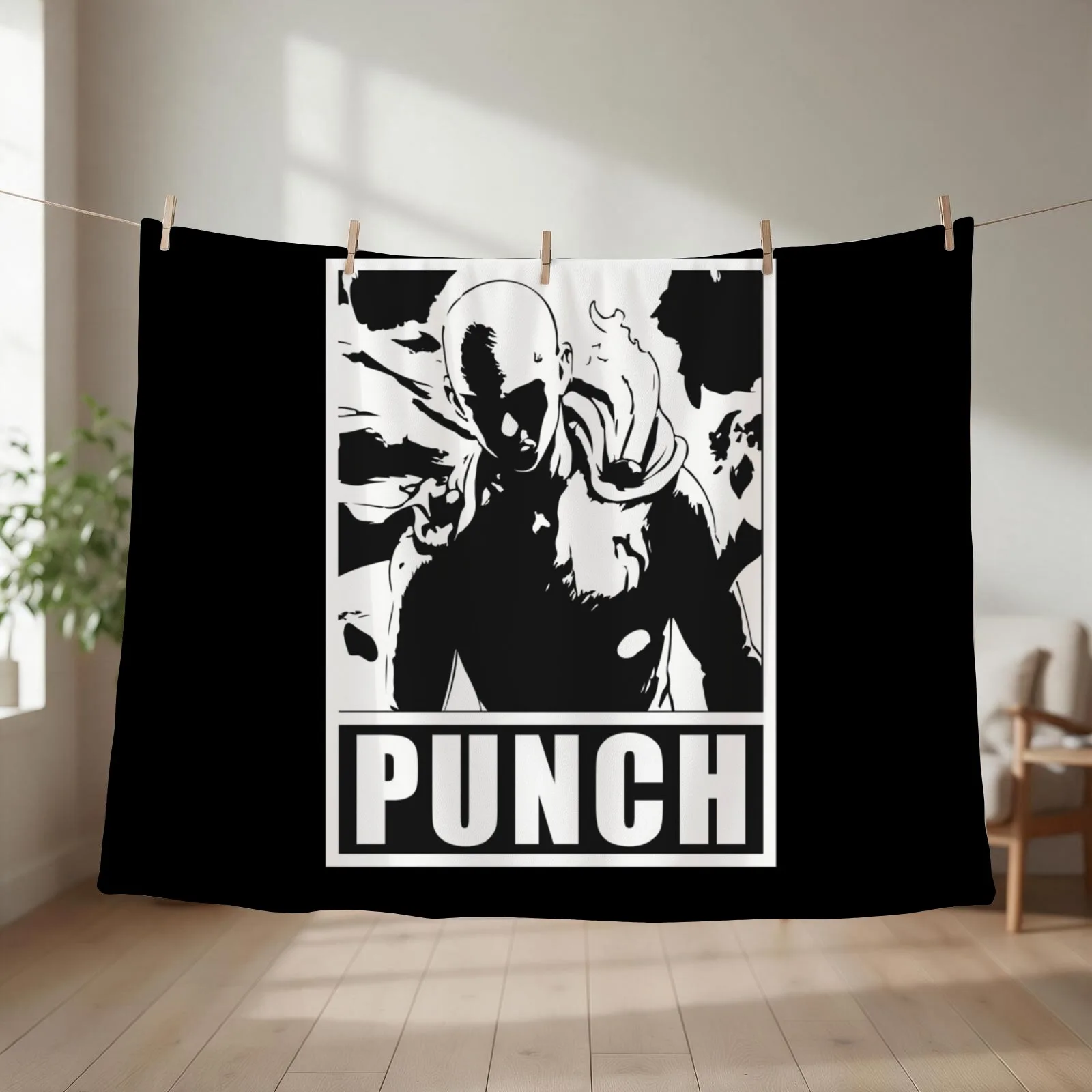 One punch Throw Blanket Blankets For Baby Fashion Sofas Multi-Purpose anime Blankets